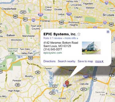 EPIC Systems Map